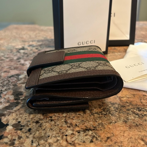 Gucci Ophidia GG Supreme Wallet - Picture 6 of 14